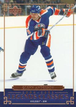#25 Glenn Anderson - Edmonton Oilers - 2004-05 Upper Deck Legends Classics Hockey
