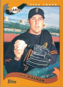 #573 Joe Nathan - San Francisco Giants - 2002 Topps Baseball