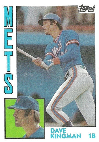 #573 Dave Kingman - New York Mets - 1984 Topps Baseball
