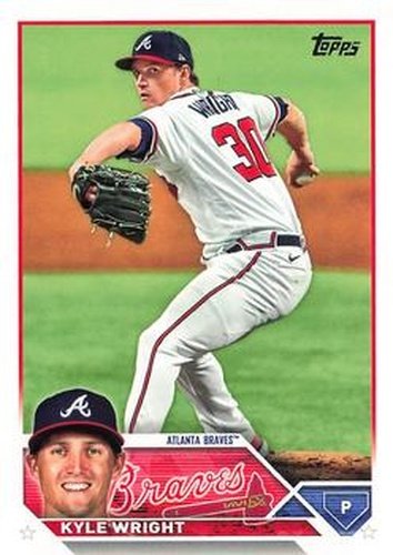 #573 Kyle Wright - Atlanta Braves - 2023 Topps Baseball