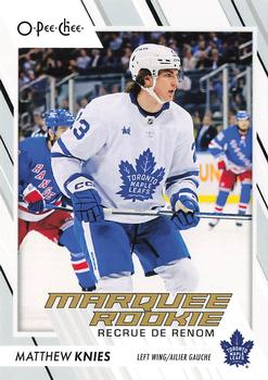 #573 Matthew Knies - Toronto Maple Leafs - 2023-24 O-Pee-Chee Hockey