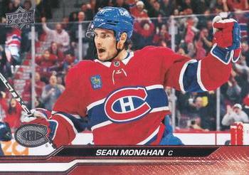 #573 Sean Monahan - Montreal Canadiens - 2023-24 Upper Deck Hockey