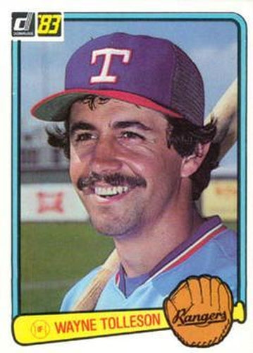 #573 Wayne Tolleson - Texas Rangers - 1983 Donruss Baseball
