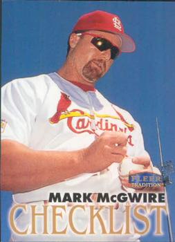 #573 Mark McGwire - St. Louis Cardinals - 1998 Fleer Tradition Baseball