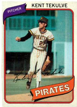 #573 Kent Tekulve - Pittsburgh Pirates - 1980 Topps Baseball