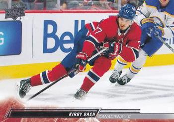 #574 Kirby Dach - Montreal Canadiens - 2022-23 Upper Deck Hockey