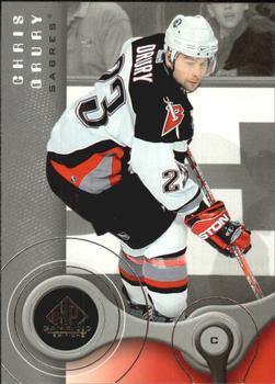 #12 Chris Drury - Buffalo Sabres - 2005-06 SP Game Used Hockey