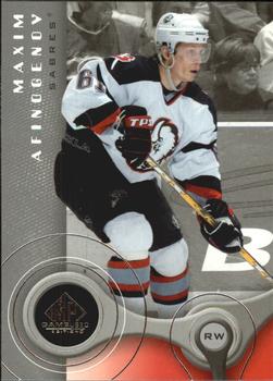 #14 Maxim Afinogenov - Buffalo Sabres - 2005-06 SP Game Used Hockey