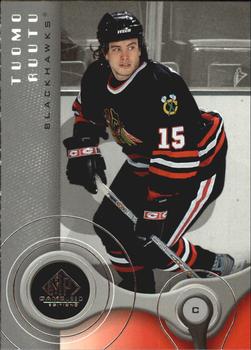 #21 Tuomo Ruutu - Chicago Blackhawks - 2005-06 SP Game Used Hockey
