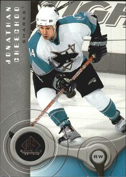 #82 Jonathan Cheechoo - San Jose Sharks - 2005-06 SP Game Used Hockey