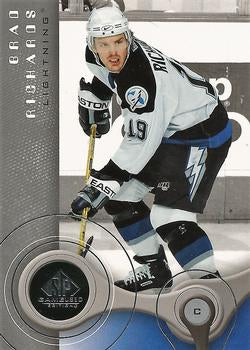 #89 Brad Richards - Tampa Bay Lightning - 2005-06 SP Game Used Hockey