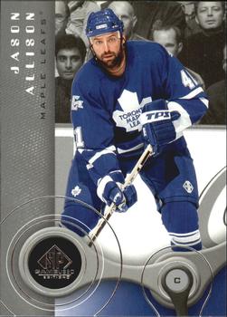 #94 Jason Allison - Toronto Maple Leafs - 2005-06 SP Game Used Hockey