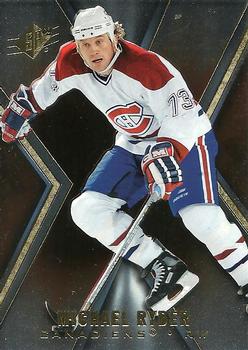 #45 Michael Ryder - Montreal Canadiens - 2005-06 SPx Hockey
