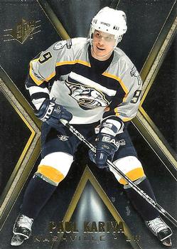 #47 Paul Kariya - Nashville Predators - 2005-06 SPx Hockey
