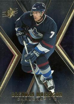 #89 Brendan Morrison - Vancouver Canucks - 2005-06 SPx Hockey