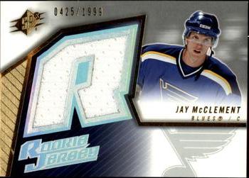 #135 Jay McClement - St. Louis Blues - 2005-06 SPx Hockey