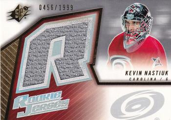 #142 Kevin Nastiuk - Carolina Hurricanes - 2005-06 SPx Hockey