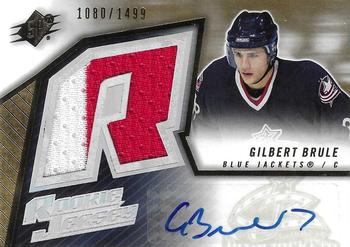 #156 Gilbert Brule - Columbus Blue Jackets - 2005-06 SPx Hockey