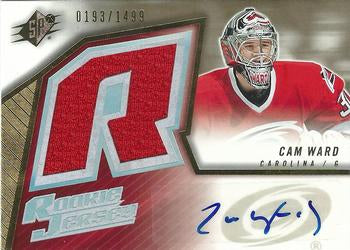 #166 Cam Ward - Carolina Hurricanes - 2005-06 SPx Hockey