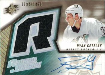 #170 Ryan Getzlaf - Anaheim Mighty Ducks - 2005-06 SPx Hockey