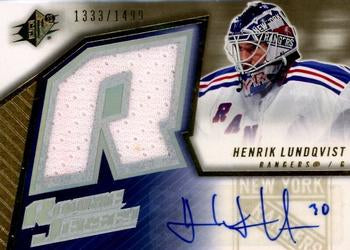 #173 Henrik Lundqvist - New York Rangers - 2005-06 SPx Hockey
