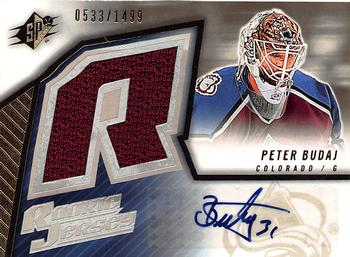 #183 Peter Budaj - Colorado Avalanche - 2005-06 SPx Hockey