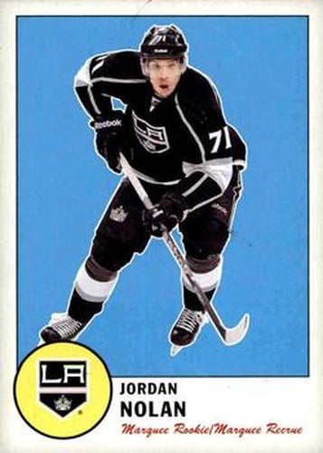 #574 Jordan Nolan - Los Angeles Kings - 2012-13 O-Pee-Chee - Retro Hockey