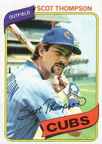 #574 Scot Thompson - Chicago Cubs - 1980 Topps Baseball