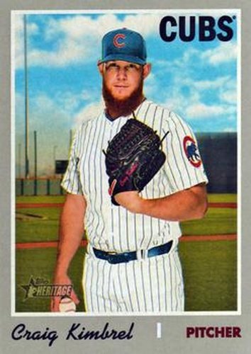 #574 Craig Kimbrel - Chicago Cubs - 2019 Topps Heritage Baseball