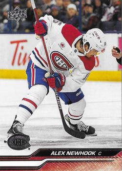 #574 Alex Newhook - Montreal Canadiens -2023-24 Upper Deck Hockey