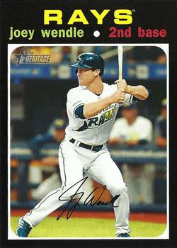 #574b Joey Wendle - Tampa Bay Rays - 2020 Topps Heritage Baseball