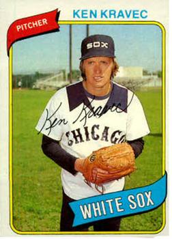 #575 Ken Kravec - Chicago White Sox - 1980 Topps Baseball