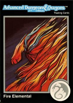 #575 Fire Elemental - 1991 TSR Advanced Dungeons & Dragons - Silver
