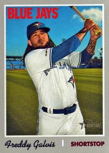 #575 Freddy Galvis - Toronto Blue Jays - 2019 Topps Heritage Baseball