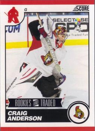 #575 Craig Anderson - Ottawa Senators - 2010-11 Score Hockey