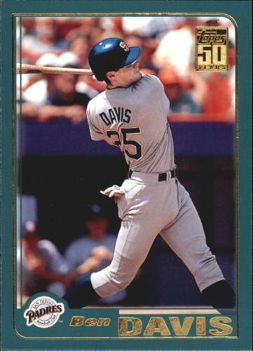 #576 Ben Davis - San Diego Padres - 2001 Topps Baseball