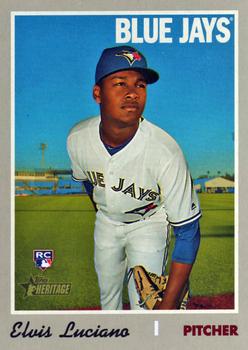 #576 Elvis Luciano - Toronto Blue Jays - 2019 Topps Heritage Baseball