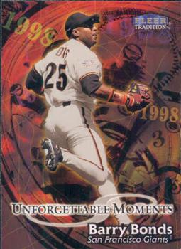 #577 Barry Bonds - San Francisco Giants - 1998 Fleer Tradition Baseball