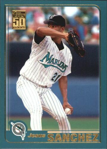 #577 Jesus Sanchez - Florida Marlins - 2001 Topps Baseball