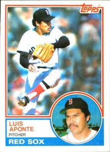 #577 Luis Aponte - Boston Red Sox - 1983 Topps Baseball