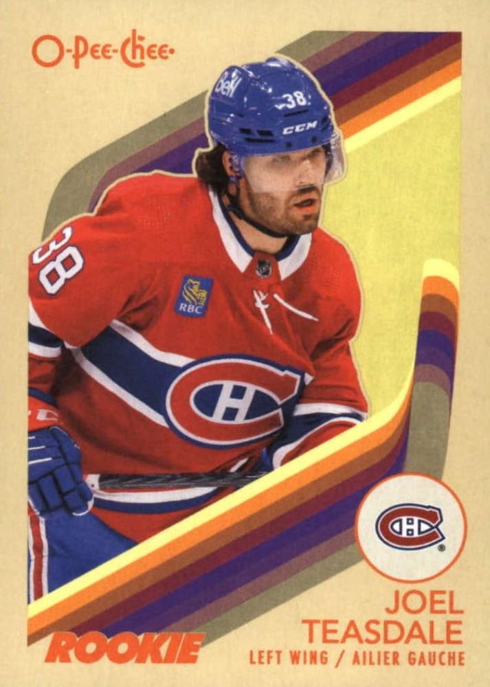 #577 Joel Teasdale - Montreal Canadiens - 2023-24 O-Pee-Chee - Retro Hockey