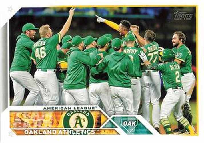 #577 Oakland Athletics - Oakland Athletics - 2023 Topps Baseball