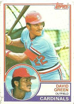 #578 David Green - St. Louis Cardinals - 1983 Topps Baseball