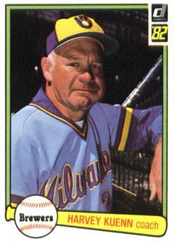 #578 Harvey Kuenn - Milwaukee Brewers - 1982 Donruss Baseball