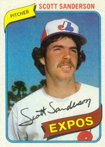 #578 Scott Sanderson - Montreal Expos - 1980 Topps Baseball