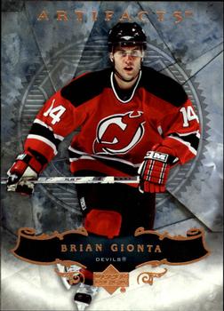 #44 Brian Gionta - New Jersey Devils - 2006-07 Upper Deck Artifacts Hockey