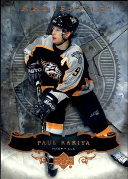 #45 Paul Kariya - Nashville Predators - 2006-07 Upper Deck Artifacts Hockey