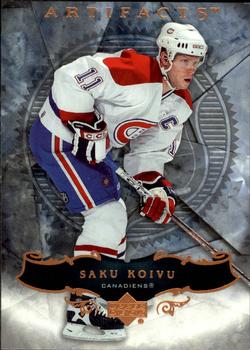 #47 Saku Koivu - Montreal Canadiens - 2006-07 Upper Deck Artifacts Hockey