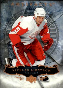 #65 Nicklas Lidstrom - Detroit Red Wings - 2006-07 Upper Deck Artifacts Hockey