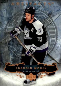 #71 Fredrik Modin - Columbus Blue Jackets - 2006-07 Upper Deck Artifacts Hockey